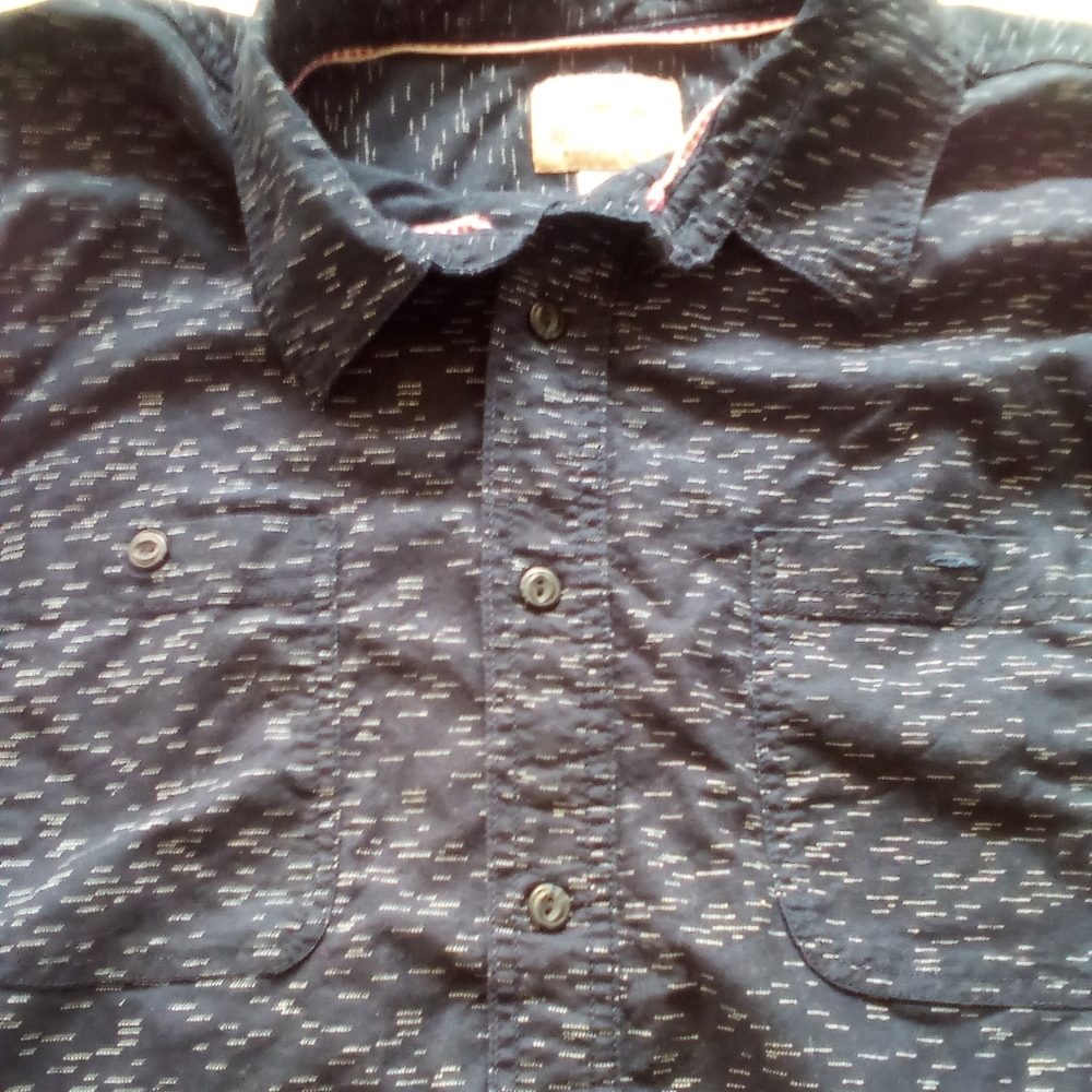 Button Down Digital Striped Shirt - image 4